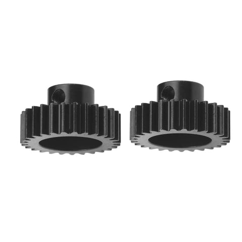 Two Pack Hard Steel Pinion Gears 27T 32P 0.8M 5mm Shaft CNC Machined Upgrade For UDR RC Car 5647 Replacement Parts, Built Tough And Ready For Action