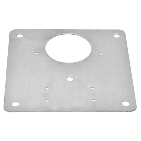 Extra Durable Stainless Steel Hinge Repair Plate Kit For Cabinet Doors Beefed Up Reinforcement For Worn Hinges Heavy Duty Home Kitchen Hardware Set Of Four, front view