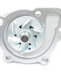 Heavy Duty Replacement Engine Water Pump For Kia Sorento 2011 Through 2013 And Hyundai Tucson 2011, silver metal impeller design.