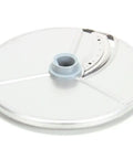 27555 Slicing Plate 2mm For R2N And R2N Ultra Food Processors, OEM Replacement Part angled view with blade detail