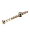 M6 Hex Socket Head Cap Screws And Barrel Nuts Set For Wood Furniture Assembly Zinc Plated Carbon Steel 70 To 110 Millimeter Length