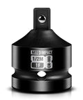 Front view of One Inch Female To One Half Inch Male Impact Socket Adapter Reducer for Impact Wrench, Chrome Molybdenum Steel