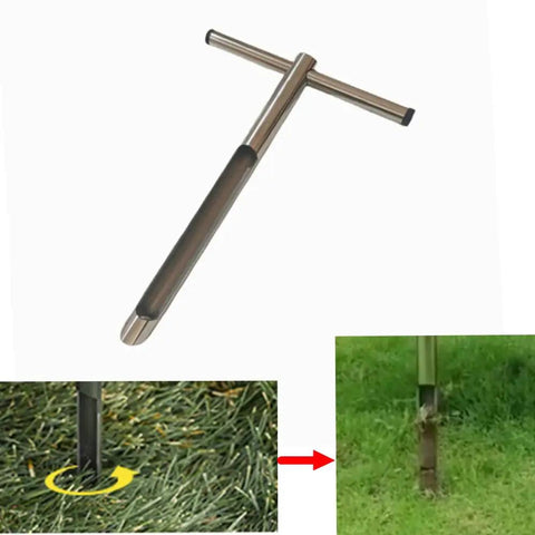 12 Inch Soil Probe Sampler For Garden And Farm Quick And Easy Soil Sampling With Large T Handle No Fuss Core Extraction