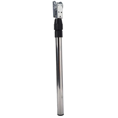 Stainless Steel Table Legs Adjustable Height 18.5 To 28 Inches Folding Leg Set With Protective Pads And Screws For Boats RV Camping Kitchen Desk Portable Support