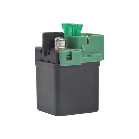 12V Motorbike Electrical Solenoid Starter Relay Ignition Switch For CB600 CBF600 CBR600RR FJS600 FSC600A NT650 XL650 SLR650 Plug And Play Easy Install No Drilling Replacement, visible side view