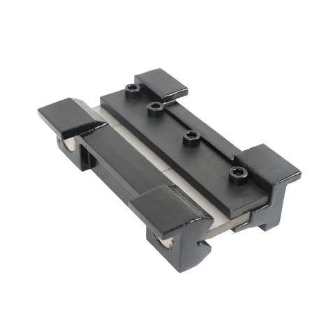 5 Inch Magnetic Vise Mount Metal Brake Bender For DIY Metalworking And Small Box Fabrication, Bends 14 Gauge Steel And One Eighth Inch Aluminum, Quick Release Clamp With Removable Fingers