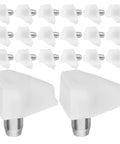 200 Pcs White Shelf Support Pegs For Cabinets And Bookcases, Tough Plastic And Stainless Steel Shelf Pins, Easy Install