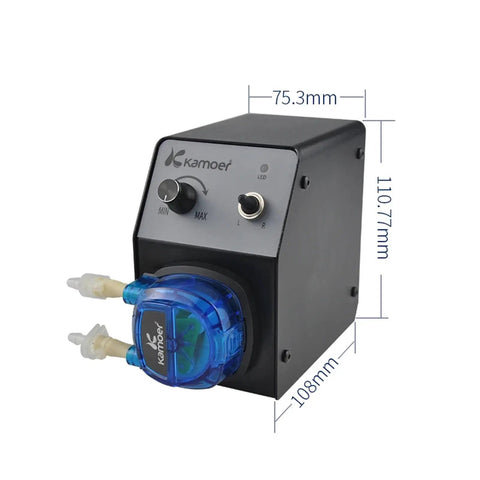 Pro2 12V Peristaltic Dosing Pump 260ml/min Adjustable Speed Motor For Accurate Liquid Transfer Reliable Small Size Design Easy Maintenance High Precision Reversible Function For Home And Industrial Use Applications