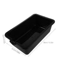 Cool Black Abaodam 6 Gallon Heavy Duty Engine Oil Drain Pan For Garage And Shop Use Easy Clean Large Opening Basin, black plastic design