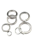 Heavy Duty 480 Piece Stainless Steel Flat Washers Set For Screws And Bolts All Purpose Plain Metal Washers Built To Last Corrosion Resistant Gaskets And Spacers Wide Compatibility With Fasteners, stainless steel split washers