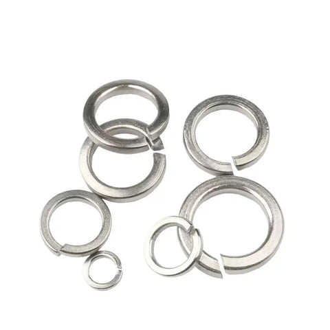 Heavy Duty 480 Piece Stainless Steel Flat Washers Set For Screws And Bolts All Purpose Plain Metal Washers Built To Last Corrosion Resistant Gaskets And Spacers Wide Compatibility With Fasteners, stainless steel split washers