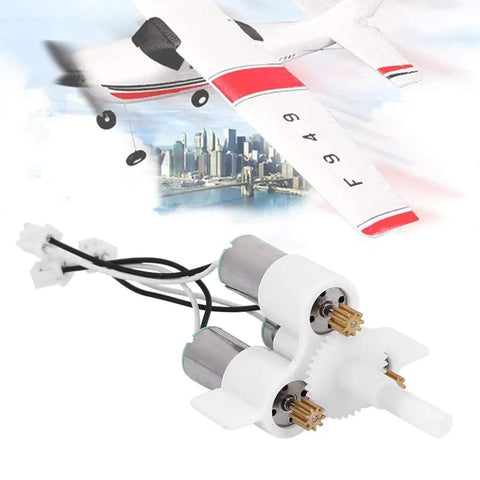 WL F949 Aircraft Engine Kit with top notch craftsmanship and long life, silver metal build, easy install for improved RC plane control.
