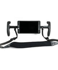 Lightweight Rubber Monitor Handles With Adjustable Neoprene Neck Strap for easy grip on 1/4 20 mounted monitors, no slip connection.