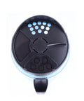 Top view of Adjustable Garden Spreader S205 For Snow Melt Salt Seeds Fertilizer And More Blue With Four Adjustable Settings