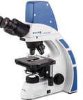 Digital Biological Binocular Microscope With Plan Achromatic Objectives 4X 10X 40X S And 100X 5.0MP Built In Camera 30 Degree Inclined Head Rubber Eyecups Interpupillary 50 To 75 Mm Ideal For Education And Lab Work, front view