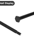 Close-up of beefed up durable carbon steel front and rear suspension pin set for Traxxas XMaxx 6S 8S and XRT RC cars showing pin details