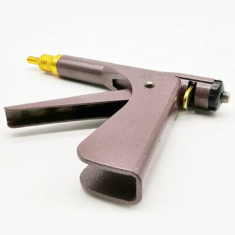 Close-up of a metal handle tool from All In One Tire Repair Kit With Sturdy Tools For Cars Trucks RVs And ATVs Portable Puncture Repair Tool