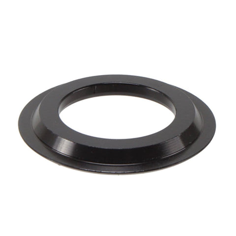 1.5 Inch Steel Reducer ZS Crown Race For 1 1/8 Inch Steerers, close-up view of black steel component