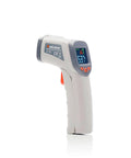 Side view of No Touch Infrared Thermometer For Cooking And BBQ Laser Temperature Gun With Digital Display Quick Readouts