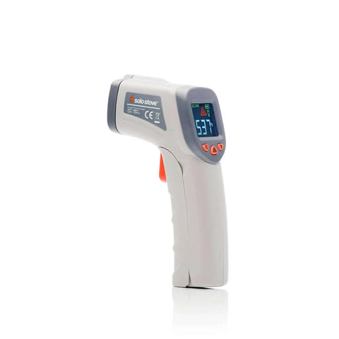 Side view of No Touch Infrared Thermometer For Cooking And BBQ Laser Temperature Gun With Digital Display Quick Readouts