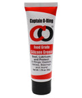 Front view of a 1.76 oz tube labeled 'Food Grade Silicone Grease' for O-rings and gaskets, NSF H1 certified.