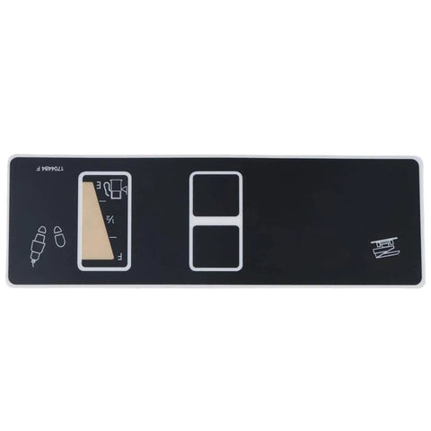 Replacement Platform Control Panel Decal Sticker For JLG Boom Lift 660SJ 600A 600S 600AJ Part Number 1704484 on black background