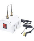 30W Compact Electric Hot Tool Quick Heating Seam Smoother with cord, brush, and tool for crafting frayed edges.