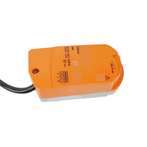 No Fuss Heavy Duty Rotary Valve Actuator For Ventilation Systems Ac Powered, compact design with wiring connections visible.