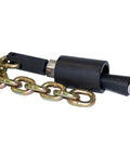 Grip And Chain Kit For 1 Inch PVC Pipe For Irrigation Use, showing rugged plated hardware with quick coupling and release design