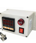 Heavy Duty Rotary Encoder With 300 Ppr Digital Length Counter, featuring LED display and relay output for accurate measurements.