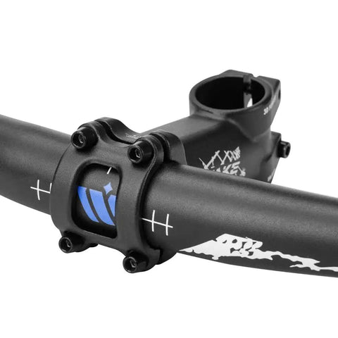 31.8Mm Mountain Bike Stem 80mm Length With 17 Degree Rise Riser Handlebar Extender for MTB Road BMX City Bikes Aluminum 6061 T6