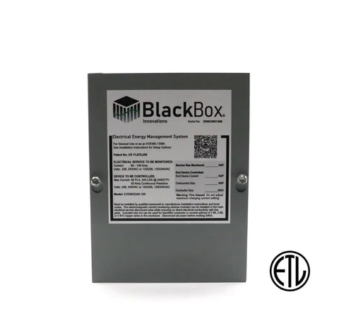Powerful 240V EV Charger With Smart Load Management No Electrical Panel Upgrade Needed Compact Grey Unit
