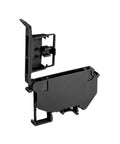 DIN Rail Mount Screw Type Fuse Holder Terminal Block Black UK5 Pack Of 10, showing side view of durable screw clamp terminal.