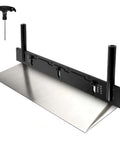 Folding Metal Bender Tool For Sheet Metal And HVAC Ducts 15 Inch Hand Tool with sturdy handle and adjustable scale.