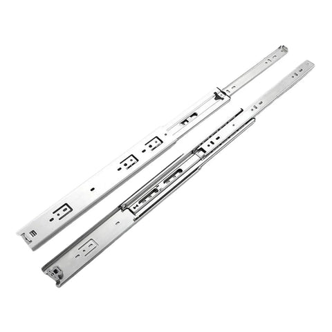 Beefy 51mm Galvanized Steel Drawer Slide, Concealed Telescopic Rails, Industrial Grade Heavy Duty Slide for kitchen cabinets