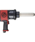 One Inch Air Impact Wrench With Six Inch Extended Anvil Delivers 1770 Ft Lbs Of Raw Torque For Grease Monkey Garage Builds, pistol grip design.