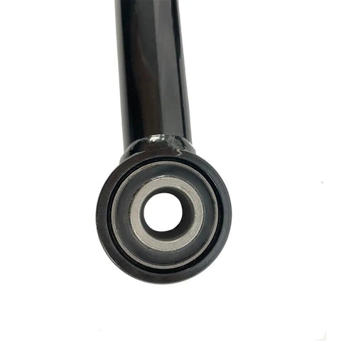 Front Adjustable Track Panhard Bar For Ford F 250 F 350 Super Duty And 2000 To 2005 Excursion Heavy Duty Carbon Steel Tubular Stabilizer For Precise Axle Alignment And Smoother Ride, black carbon steel end bushing