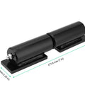 FUNSUEI 7-inch heavy-duty gate hinge with weld-on base, black ball-bearing hinge for swing gates