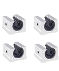 Beefed Up Pro Grade SBR Linear Bearing Block Kit 12mm Slider Rails For CNC Router Four Pack Includes SBR10UU SBR12UU SBR16UU SBR20UU SBR25UU
