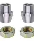 Hardcore Steel Weld Mount Bungs Kit Packed With 11 16 18 Left And Right Hand Threads Plus Beefy Jam Nuts for custom tie rod assembly.