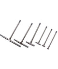 Six Piece Telescopic Bore Gage Set Five Sixteenths To Six Inches Pro Grade Self Centering Telescoping Kit displayed on white background