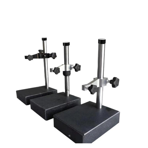 High Precision Granite Height Gauge With Marble Base Measuring Stand And Dial Indicator For Marble Platform Pro Grade Measuring Tool With Vernier Readings Locking Slide And Fine Adjustment For Accurate Measurements 100x150x50x280.
