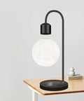 Floating Moon Lamp With Built In Qi Wireless Charger Modern Levitating Light With Touch Control For A Warm Ambience