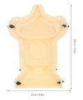 European Roman Style Concrete Statue Mold for Balcony Guardrails and Garden Fences, Plastic Casting Mould, beige, 25cm x 39cm