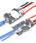 Beefed Up Brushless Drone Motor With Mount And 10A ESC for Quadcopters showing dual electronic speed controllers.