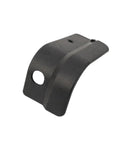 Left Roller Guard Replacement For Life Fitness Treadmills Durable Plastic Guard 0K60-01085-0002, black curved guard with mounting hole