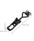 Black Heavy Duty Adjustable Toggle Latch Clamp With Quick Release Metal Pull Latch For Industrial Tool Boxes, 9.5cm length