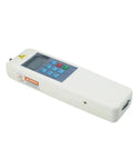 Rugged Digital Display Dynamometer And Push Pull Force Tester For Accurate Compression Testing In N Kg Or Lb Units With Clear Readout And Beefy Reliability And Real Time Data For Engineers And Techs, white handheld unit with digital screen