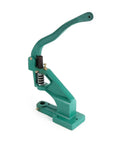 Green Grommet Eyelet Hand Press Tool With Interchangeable Dies, Portable Manual Banner Punch For Banners Flags Awnings Bags Curtains