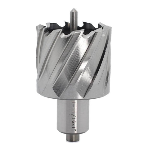 Amazon Oscarbide annular cutter with Weldon shank, 1-11/16 in dia, 1 in depth of cut, 3/4 in shank